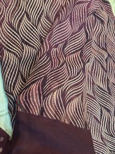 printed soft material saree blouse 36 bust