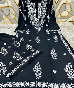Handcrafted Lucknowi Palazzo Set
