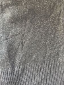 Sparkly Grey Knit blouse