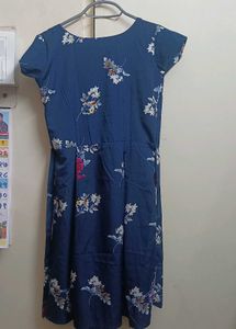 Blue Floral One Piece