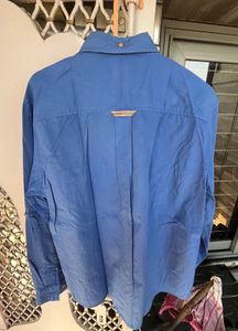 Mens Blue Shirt(100%cotton)
