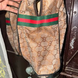 Stylish GG Patterned Travel Bag