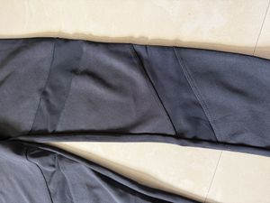 Stylish Black Mesh Detail Pants