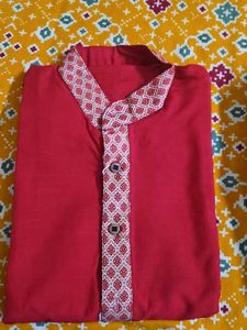 Elegant Red Kurta