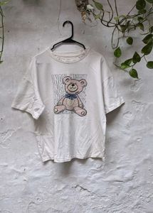 Cute Teddy Bear Graphic T-Shirt