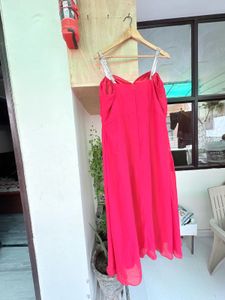 Elegant Red Party Dress