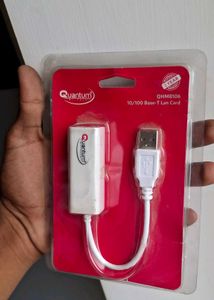 Quantum USB to LAN Adapter 100Mbps | Plug & Play |