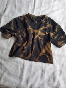 Unique Bleached Tie-Dye Tee