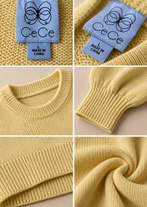 PASTEL YELLOW OVERSIZED KNIT SWEATER