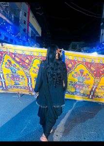 Elegant Black Kurta Set with Dupatta