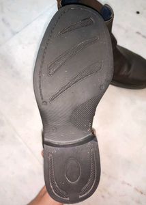 Brown Biker Harness Boots