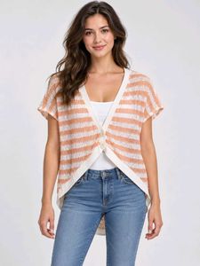 Striped Knit Cardigan