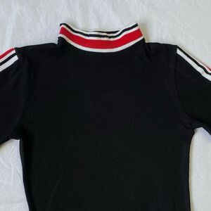 Retro Striped Bodysuit