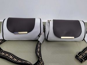 Stylish White & Black Crossbody Bag