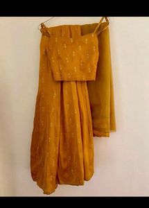 Gorgeous Mustard Lehenga Choli Set
