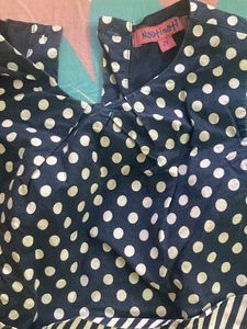 Cotton Polka Print Frock