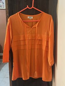 Orange Tunic Top