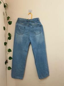 Ripped Knee Denim Jeans
