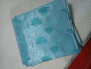 Elegant Turquoise Fabric