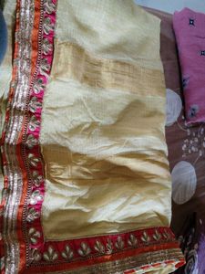 Embroidered Silk Saree
