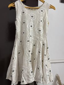 White Skater Dress