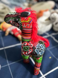 Handmade Embroidered Horse Doll