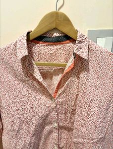 Chic Dotted Button-Up Shirt