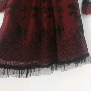 gorgeous party wear net tunic top