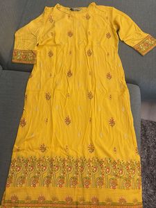 Lovely Yellow Cotton Blend KPD