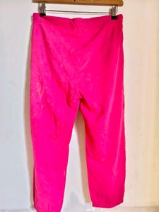 Vibrant Pink Capri Joggers