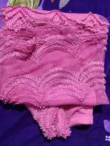 Elegant Pink Lace Blouse