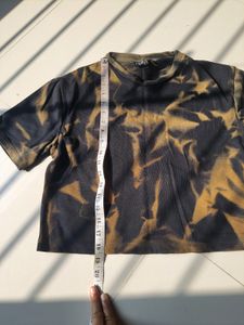 Unique Bleached Tie-Dye Tee