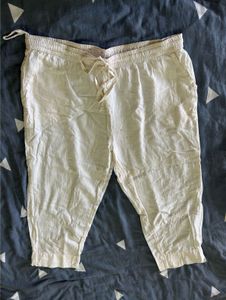 Cream Palazzo Pants