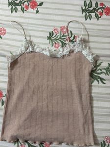 Lace Trim Camisole Top