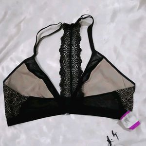 Black Lace Bra