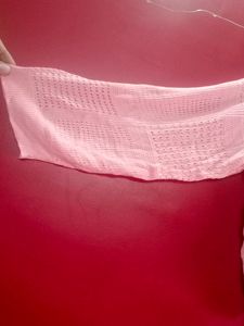 Pink Knit Cropped Sweater