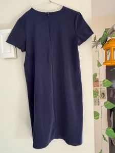 Navy Blue T-Shirt Dress