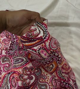 Boho Paisley Print A-Line Skirt