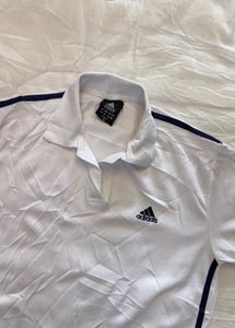 Adidas White Polo T-Shirt