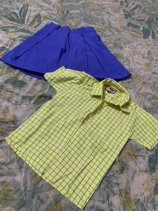 Girls School Uniform Skirt