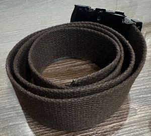 Stylish Brown Leather Belt &amp; Watch Set