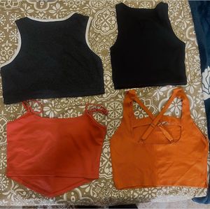 Bundle of 4 Crop Top