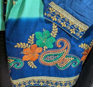 Beautifully Embroidered Saree
