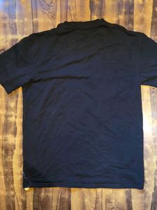 Black Graphic T-Shirt with Skull Print