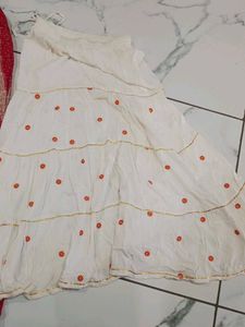 Stylish Ethnic Palazzo Pants &amp; Skirt Set