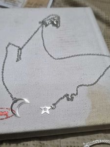 Chic Moon &amp; Star Pendant Necklace