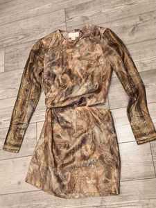Unique Print Mini Dress