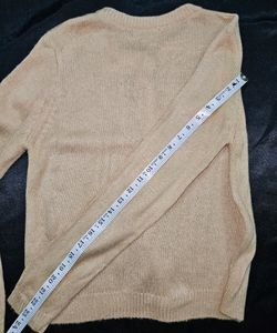 Cardigan Combo Beige N Pink