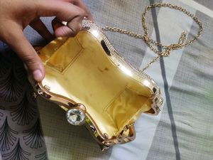 Gold Party Handbag