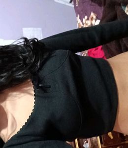 Y2K Black Long Sleeve Top